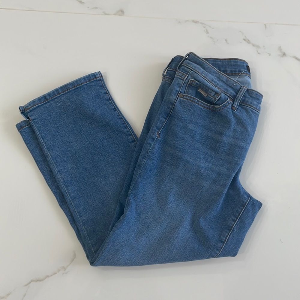 NINE WEST Women's Chrystie Denim Capri Size 4